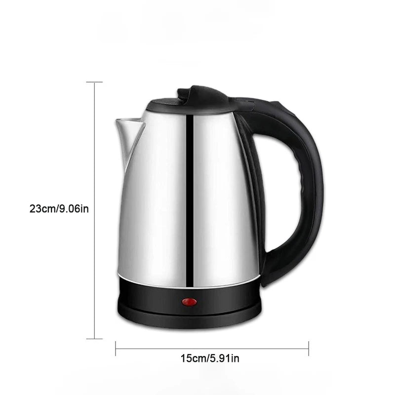 1.8L 304 Stainless Steel Electric Kettle 1000W Power Fast Boil for Home Kitchen Travel Hotel Office & RV Use Discounted