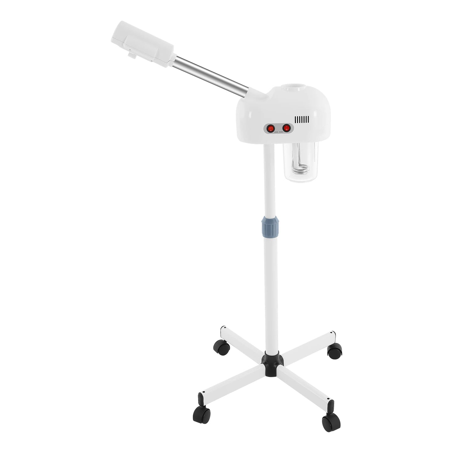 750ml Ozone Facial Steamer Height Adjustable Sprayer 360° Rotatable Movable Skin Care Equipment for Salon Beauty Spa White/Black