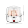 Automatic Electric Poacher and Boiler Plastic Kitchen Cooking Egg Maker for Soft-Boiled Eggs Machine Egg Cooker