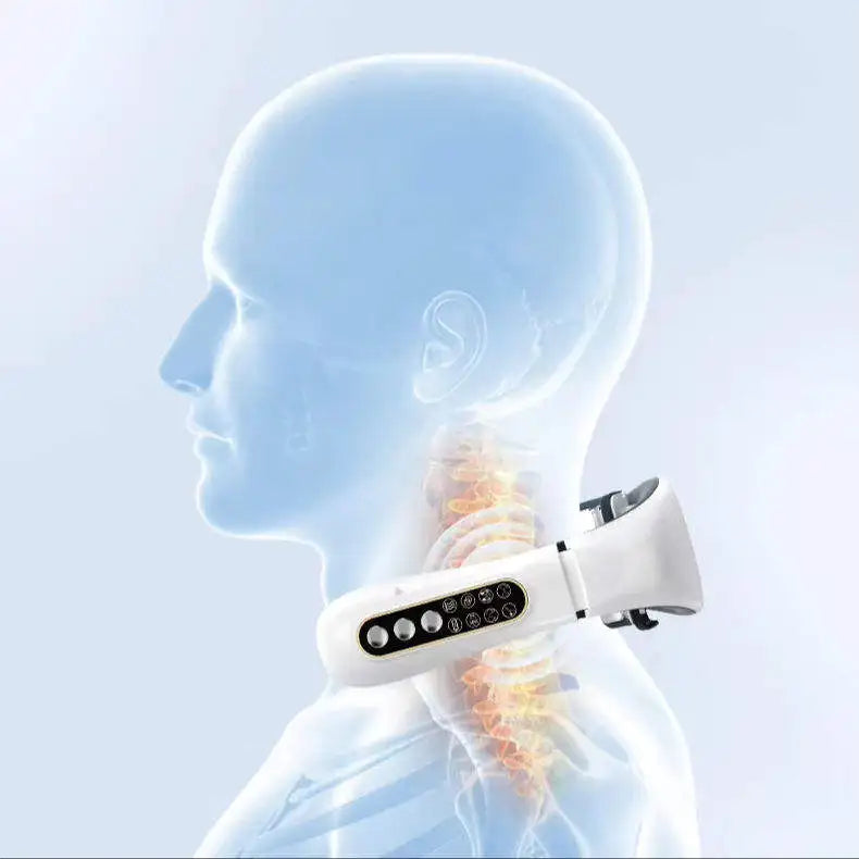 Eu Us in Stock Wireless Neck Massager Beauty Device Neck and Shoulder Massager Machines for Lifting Face