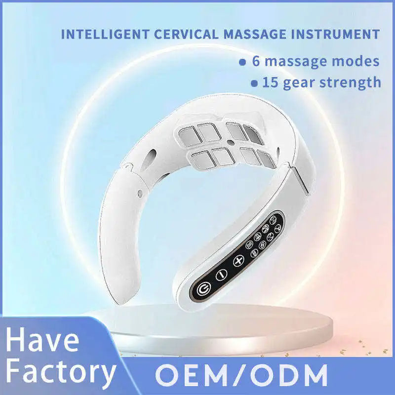 Eu Us in Stock Wireless Neck Massager Beauty Device Neck and Shoulder Massager Machines for Lifting Face
