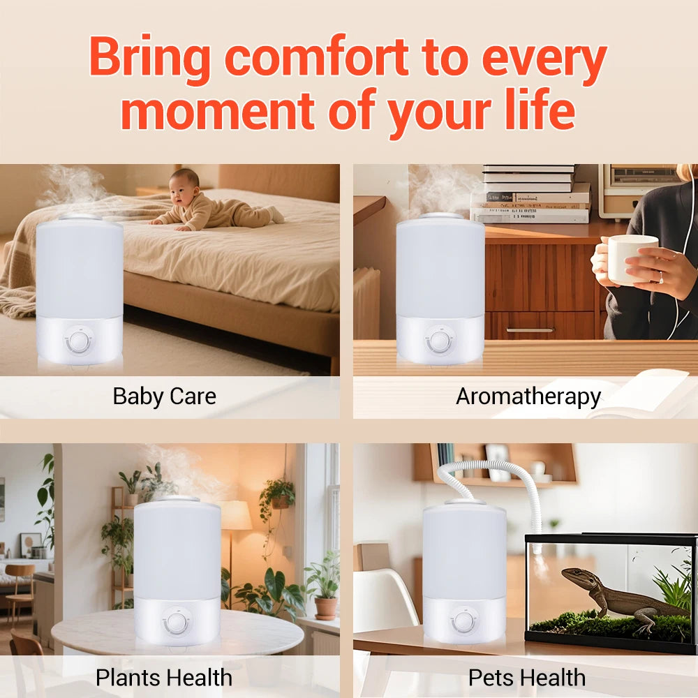 Wholesale Top Fill Large Capacity 4L air Humidifier for Large Room