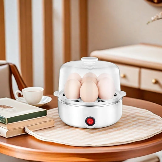 Automatic Electric Poacher and Boiler Plastic Kitchen Cooking Egg Maker for Soft-Boiled Eggs Machine Egg Cooker