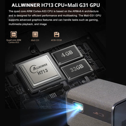 DITONG 2025 NEW  J10 projector Native 1080P Autofocus 4k HD video outdoor mobile phone Android smart home theater LED projector