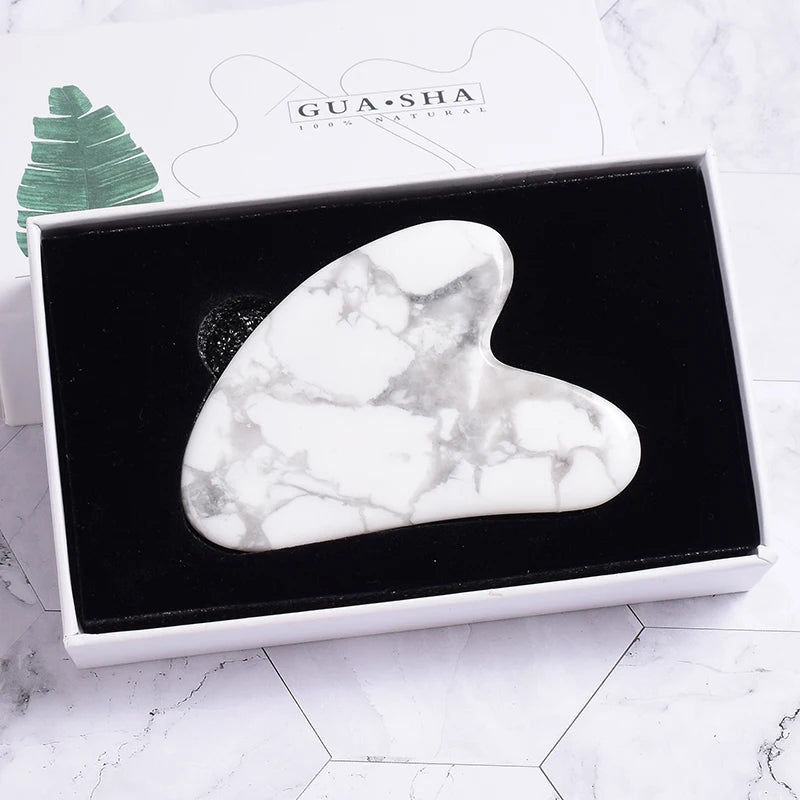 Wholesale Jade Guasha Tool Care Face Massager Natural Stone Crystal Massage Beauty Body Traditional SPA Healing Health Tools