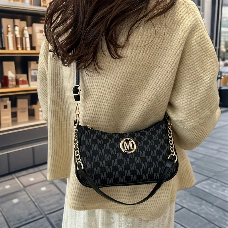Vintage Style Handbag Crossbody Bag Adjustable Strap Women Messenger Shoulder Bag Sophisticated Accessory Tote Bag Purse