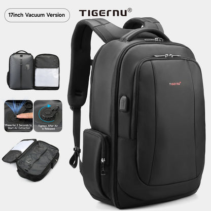 Tigernu Men Backpack 14 15.6 17.3inch Laptop Backpack Bags For Men Anti Theft Bags School Backpack Male Travel Backpack Knapsack