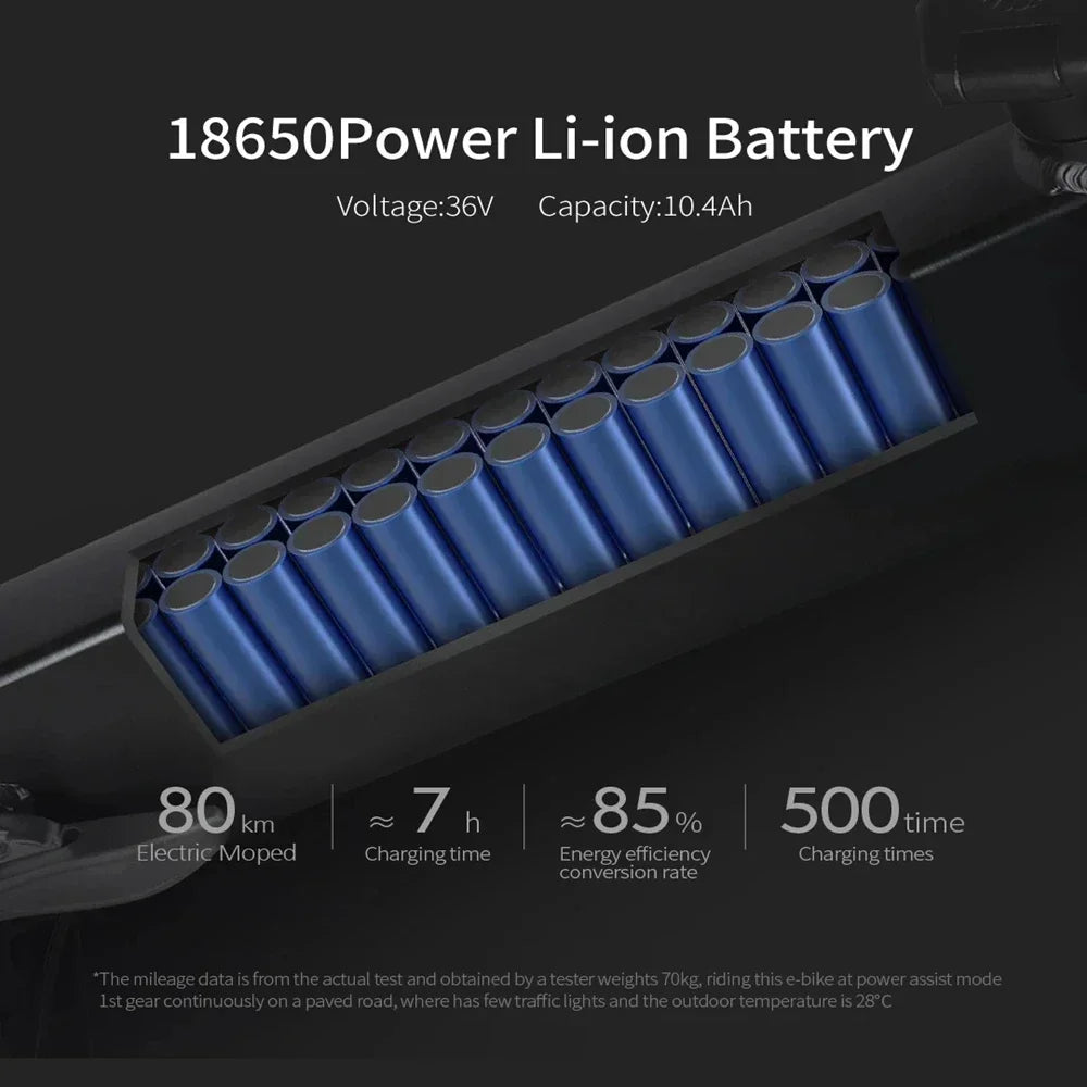 36V 10.5Ah 7.8Ah 18650 10S3P Li-ion Battery Pack for FIIDO D1/D2/D2S/D4S Folding Moped City Bike Battery