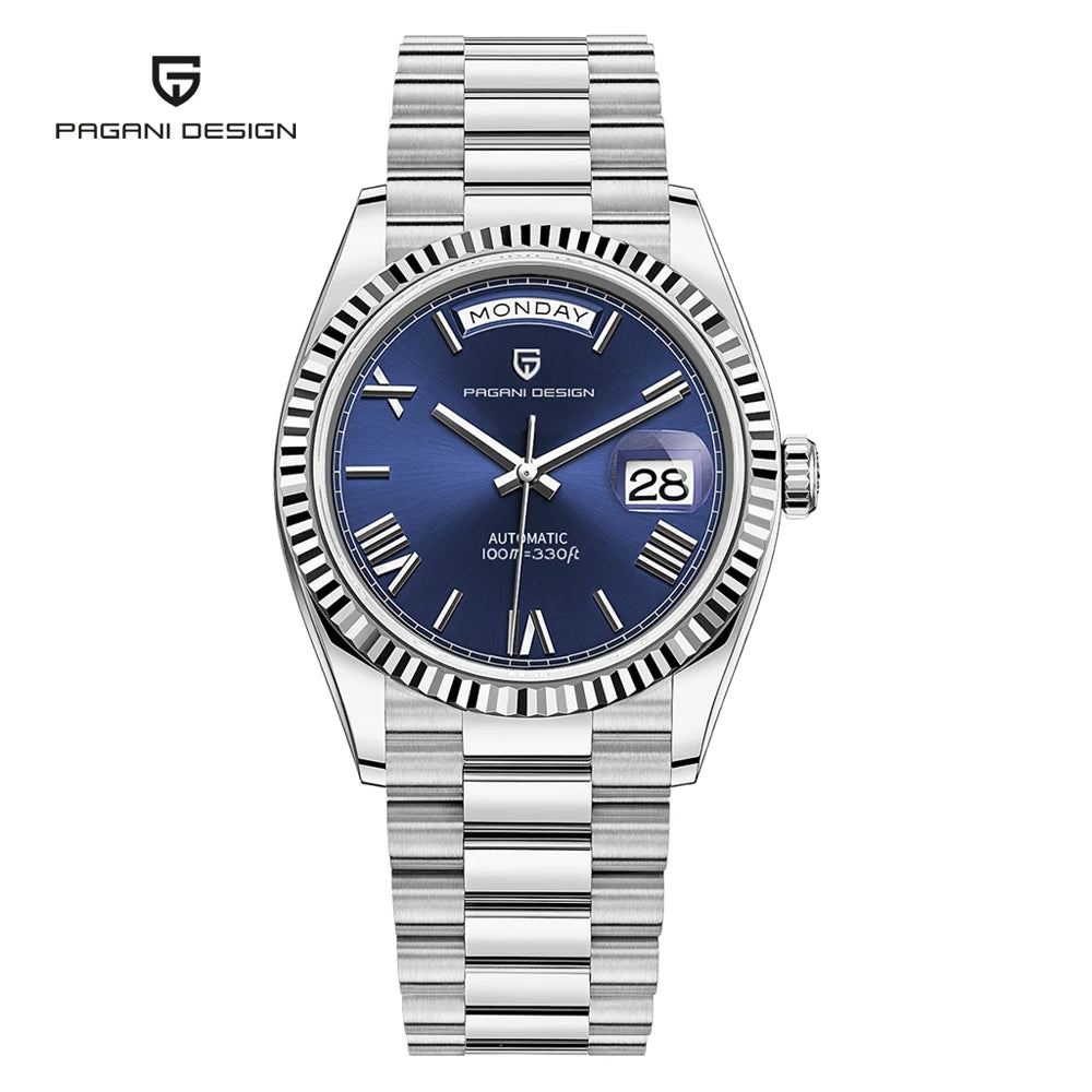 2025 New PAGANI DESIGN Men's Watch DD36 Rose Gold Luxury Automatic Watch For Men Mechanical Wristwatches Sapphire Mirror Clock