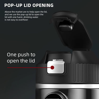 12V/24V 500ML Electric Heating Cup Kettle 304Stainless Steel Water Heater Bottle Auto Shut Off Fast Boiling Cup For Travel Car