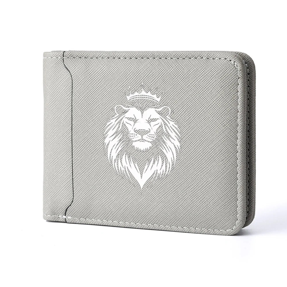 New Men's Wallet Short Ultra-Thin Personalized Design Multi-Card Slot Man's Wallet Multi-Functional Credit Card Holder