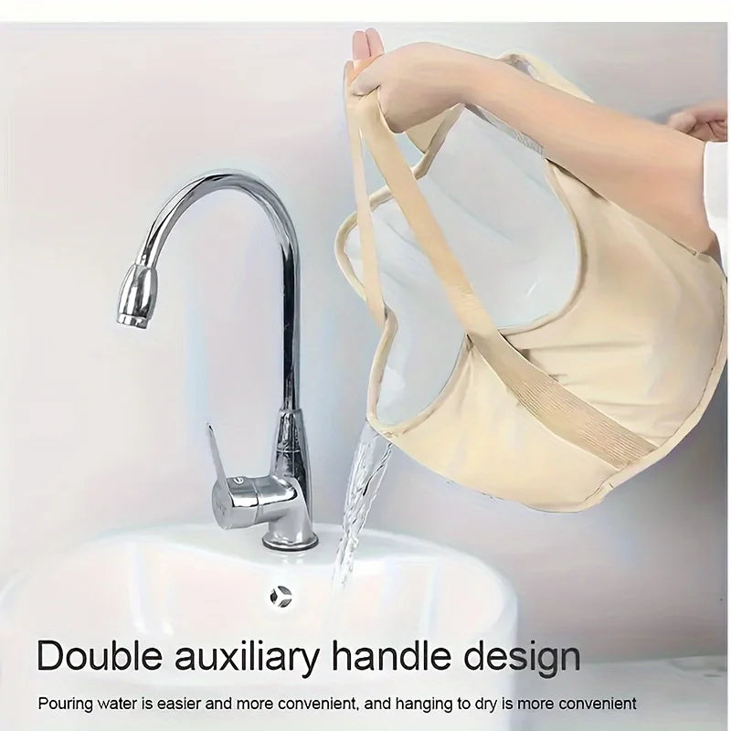 1pc Foldable Foot Soaking Tub - Insulated Basin for Travel/Home, Portable Spa Bucket with Handles | No Power, Odor-Free