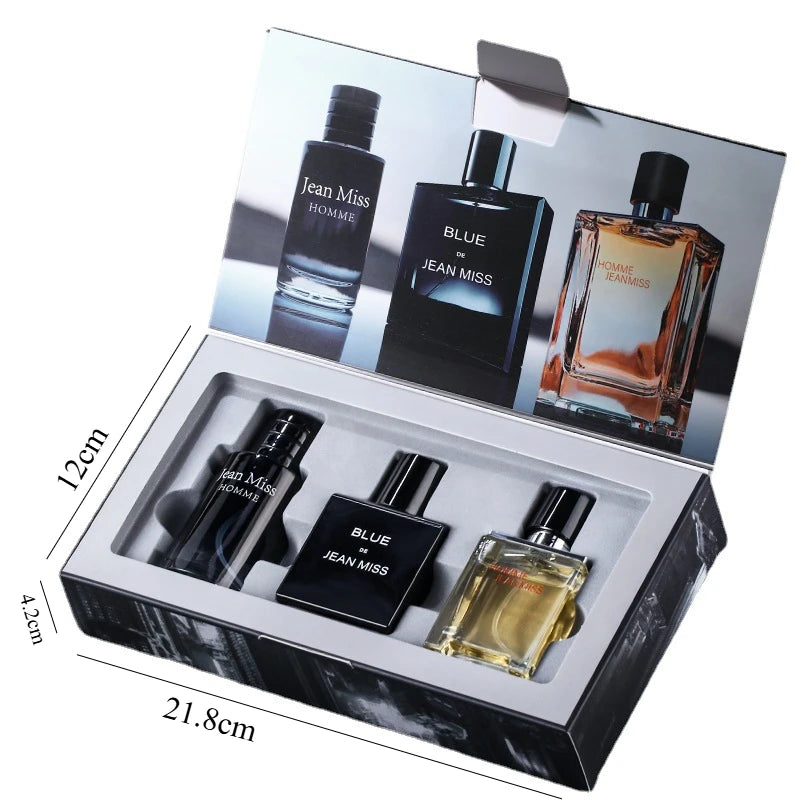 Men’s Wild Fragrance Set – 3×30ml Eau de Toilette Gift Pack, Long-Lasting Masculine Scent for Daily Wear & Special Occasions