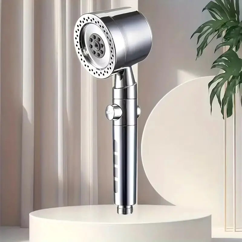 5 Modes Spray Water Saving Shower Head ABS Handheld Spa Showerheads Large Flow Portable Bathroom Filter Shower Faucet Nozzle Set