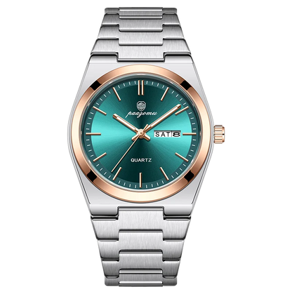 POEDAGAR Luxury Sport Quartz Man Wristwatch Waterproof Luminous Date Week Men Watches Stainless Steel Men's Watch Male Reloj+box