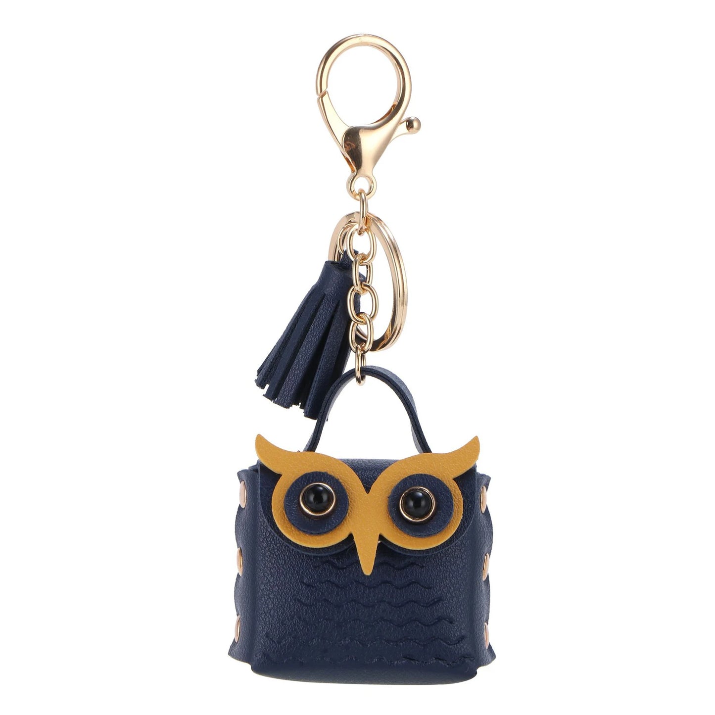 MultiPurpose Mini Owl-shaped Coin Purse Bags Fashionable Backpack Decoration Keychain Earphone Bag for Women Girls Small Pouch