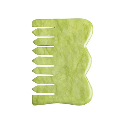 Natural Green Xiuyu Gua Sha Board Jade Stone Massager For SPA Acupuncture Body Scraping Gouache Scraper Facial Beauty Tool