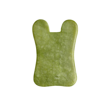 Natural Green Xiuyu Gua Sha Board Jade Stone Massager For SPA Acupuncture Body Scraping Gouache Scraper Facial Beauty Tool