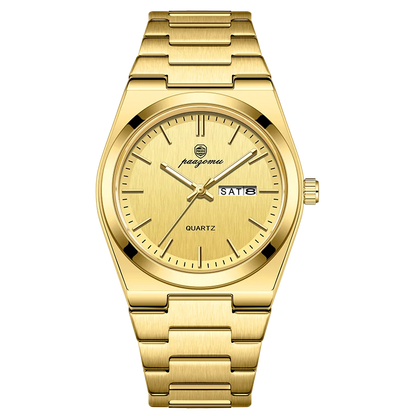 POEDAGAR Luxury Sport Quartz Man Wristwatch Waterproof Luminous Date Week Men Watches Stainless Steel Men's Watch Male Reloj+box