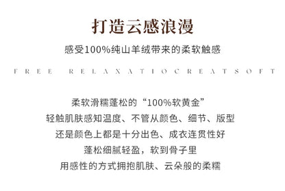 Autumn and Winter New Women's Sweater 100% Pure Cashmere High Collar Hoodie Knitted Basic Style Hot Selling Women's Top