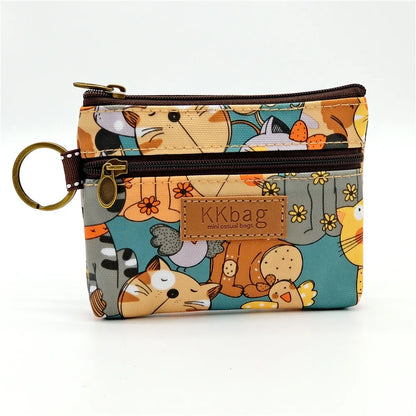 Cute Animals Wallet Zipper Purse Cartoon Small Coin Purse Lightweight Storage Bag Money Bag Key Card Holder For Student Women