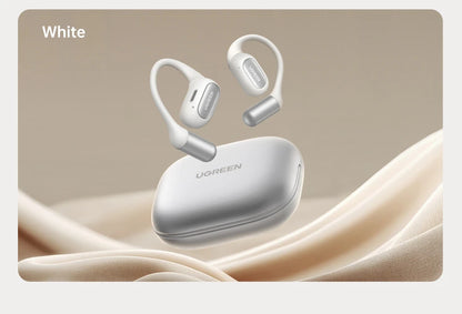 UGREEN FitBuds Open-Ear Headphones Earphones, Ear-hook TWS True-Wireless Bluetooth 6.0 Wireless Earbuds, Spatial Audio, 30H play