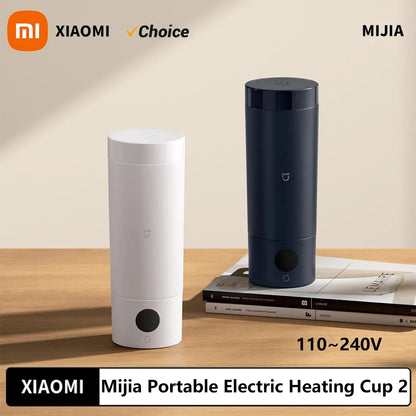 NEW XIAOMI Mijia Portable Electric Kettle 2 Thermos Cup Fast Water Boiler 350ml Smart Temperature Insulated Kettle Travel (CN)