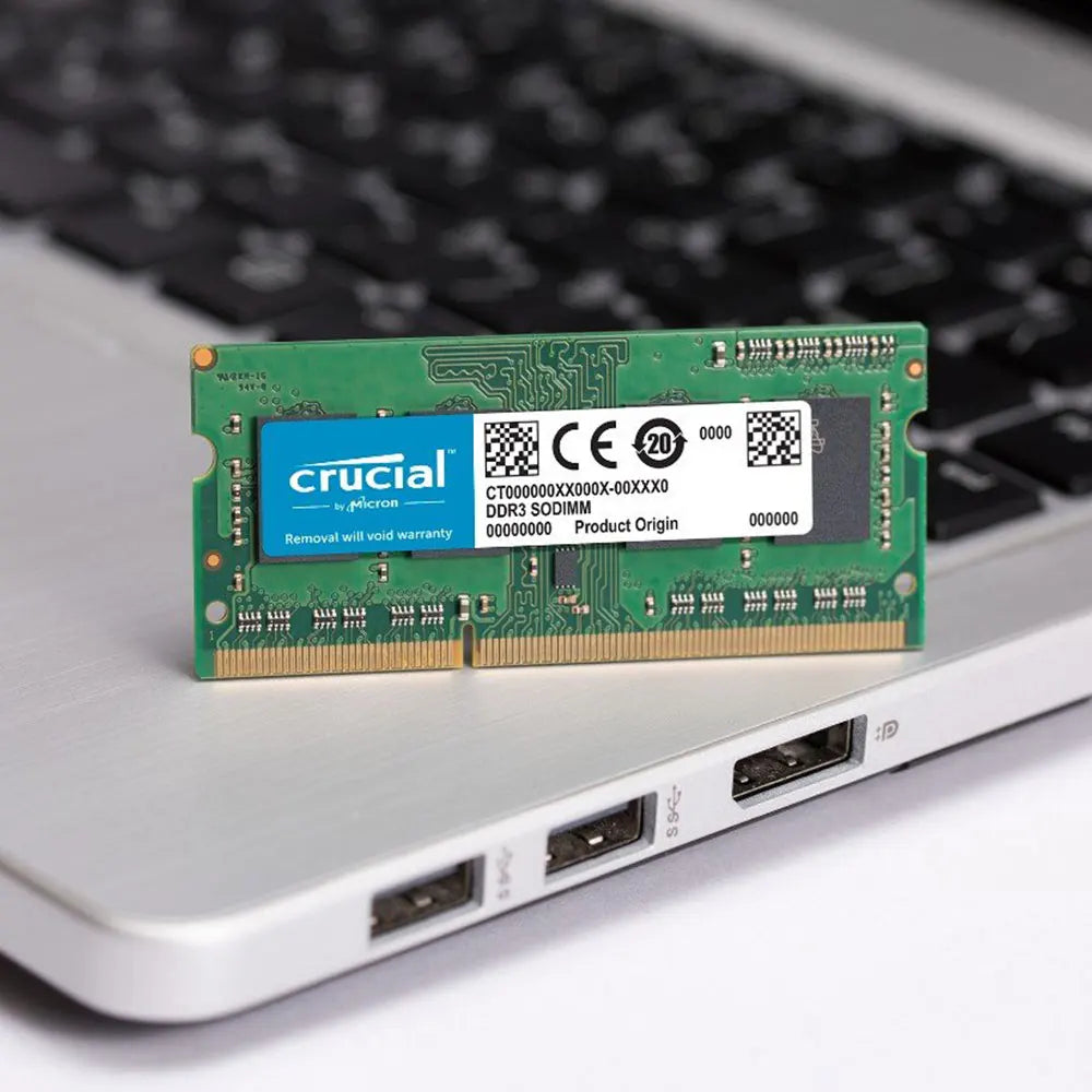 Crucial Memoria RAM DDR3L 16GB 1600MHz PC3L-12800S 204Pin 1.35V SODIMM Memory DDR3 16GB 1600MHz PC3-12800 Laptop Notebook RAMs