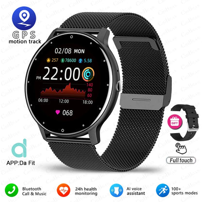 New Smart Watch Men Sports Fitness Watch Heart Rate Full Touch Screen Bluetooth Call 2025 New Ultra Light Smartwatch