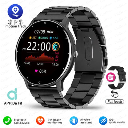 New Smart Watch Men Sports Fitness Watch Heart Rate Full Touch Screen Bluetooth Call 2025 New Ultra Light Smartwatch
