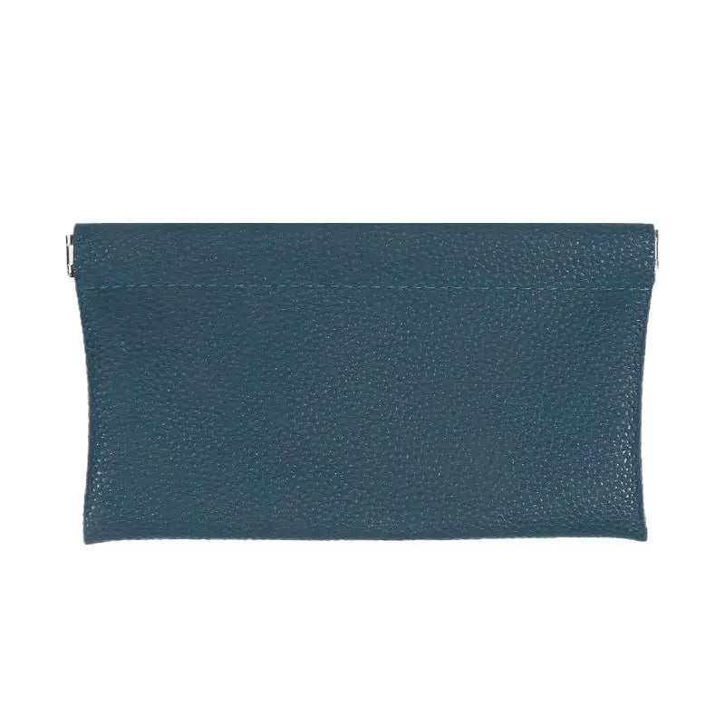 Self-Closing Artificial Leather Long Wallet Passport Driver's License ID Holder Headphone Data Cable Storage Cash Pouch