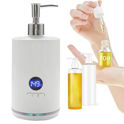 Single Bottle Massage Oil Heater Adjustable Multifunction Lotion Cream Heater Portable Quick Heating for Salon Spa EU/US Plug