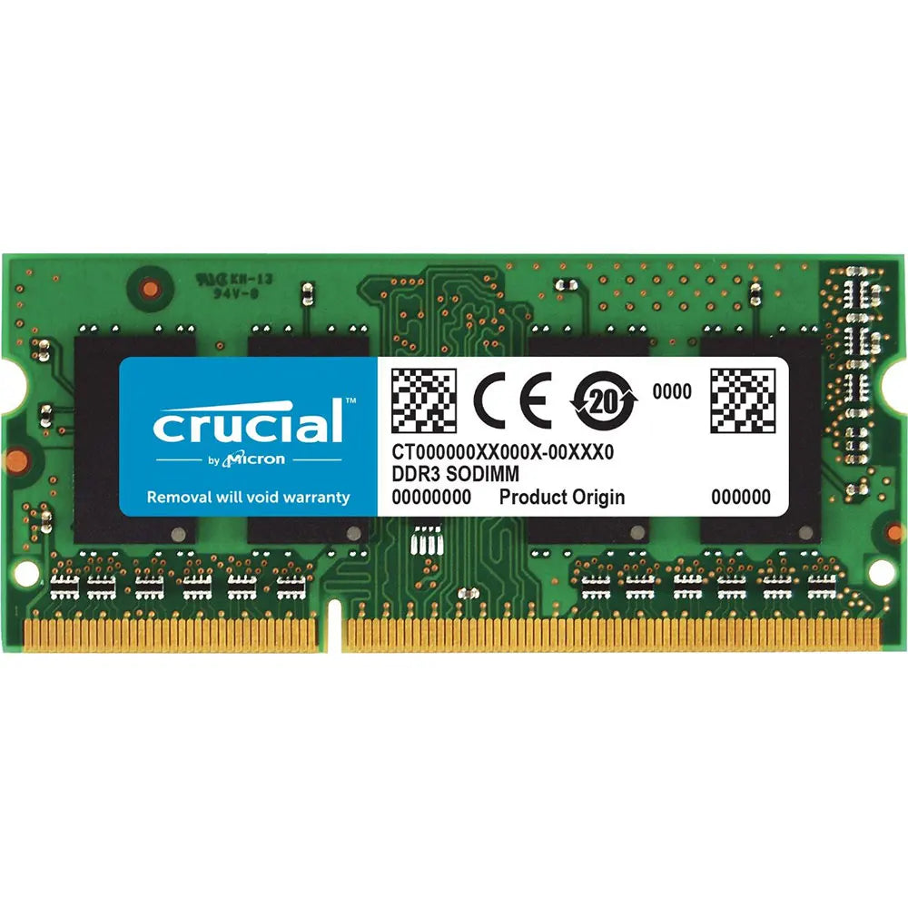 Crucial Memoria RAM DDR3L 16GB 1600MHz PC3L-12800S 204Pin 1.35V SODIMM Memory DDR3 16GB 1600MHz PC3-12800 Laptop Notebook RAMs