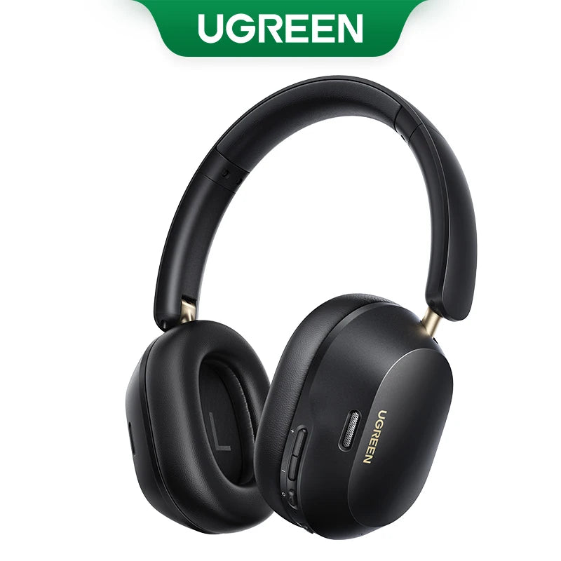 UGREEN Max5c Wireless Bluetooth Headphones 43dB Hybrid Active Noise Cancellation Hi-Res LDAC 75H Spatial Audio Earbuds Headset