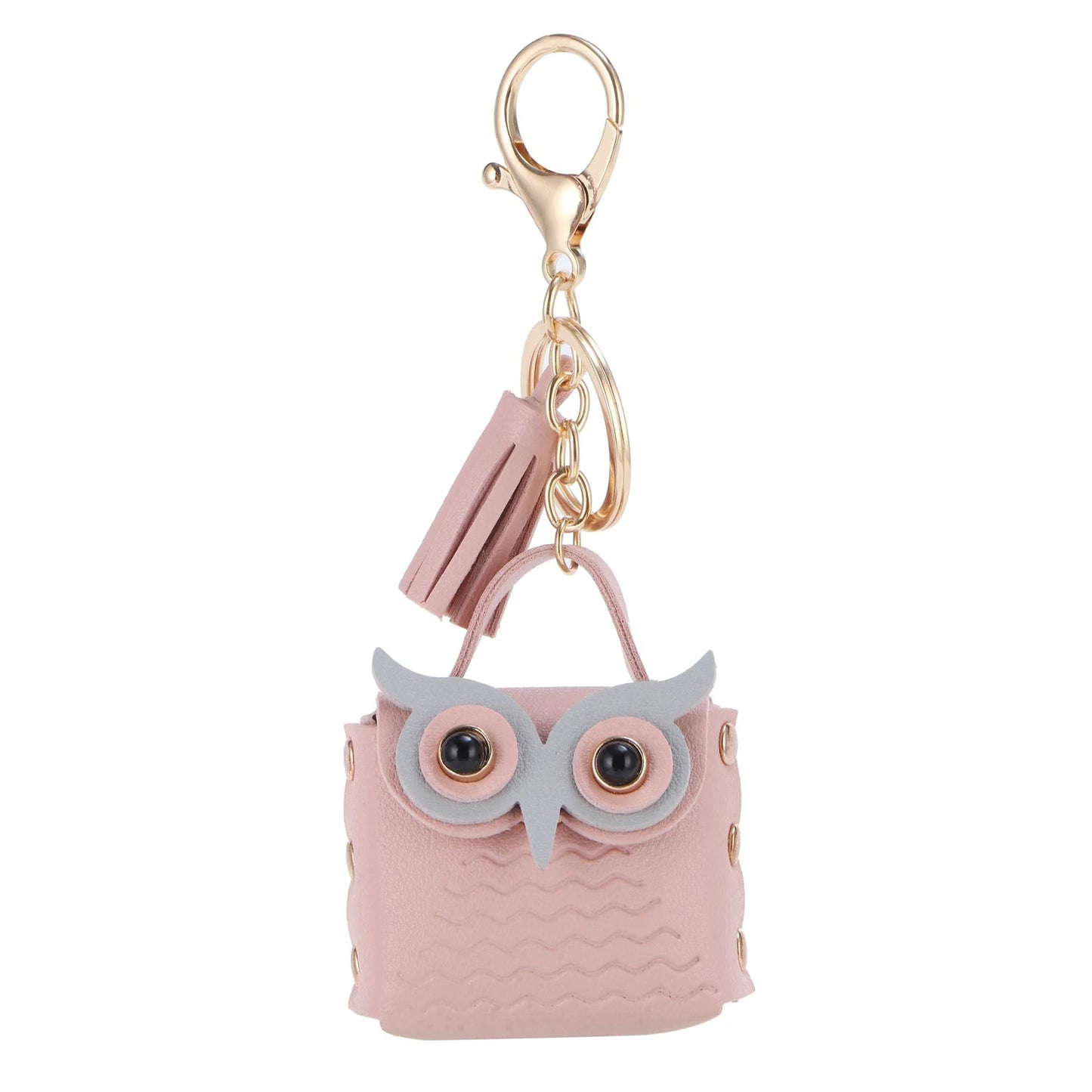 MultiPurpose Mini Owl-shaped Coin Purse Bags Fashionable Backpack Decoration Keychain Earphone Bag for Women Girls Small Pouch