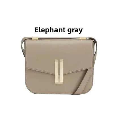 2025 New  Light Luxury Single Shoulder Cross Shoulder Women's Bag Tofu Bag for Women Premium Genuine Leather Small Square Bag