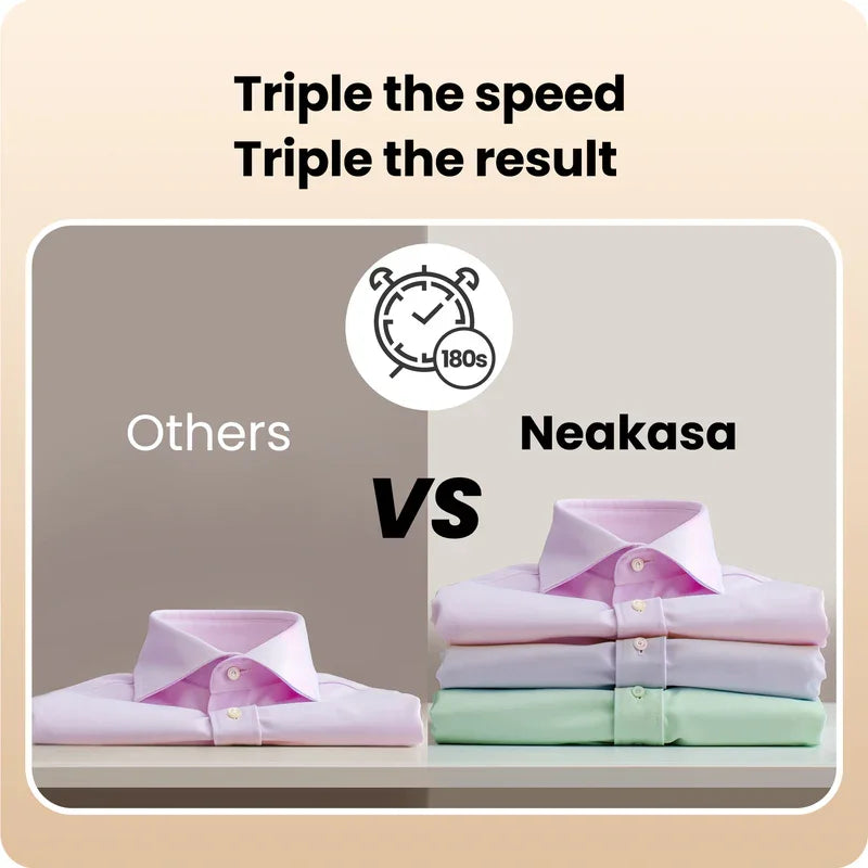 Neakasa Portable Electric Clothes Steam Iron with Mite Removal & Self-Suction for Travel & Home