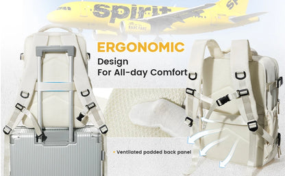 Ryanair Backpack Travel Cabin Airplane 40x20x25, Air Vacuum compression Backpack, Women Men Backpack Business Laptop Bag Handbag