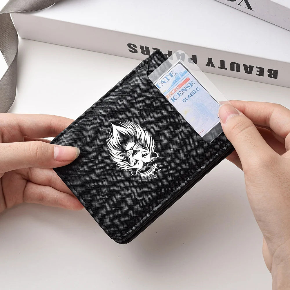 New Men's Wallet Short Ultra-Thin Personalized Design Multi-Card Slot Man's Wallet Multi-Functional Credit Card Holder