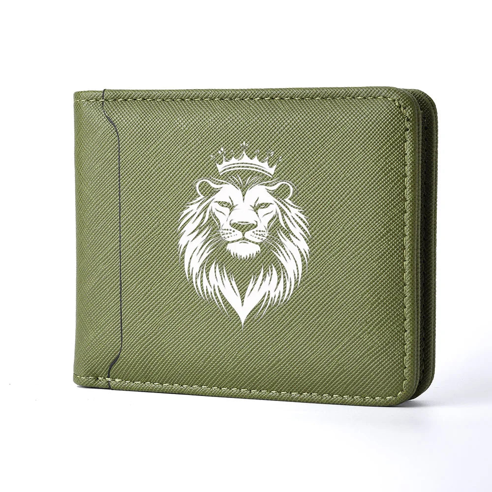 New Men's Wallet Short Ultra-Thin Personalized Design Multi-Card Slot Man's Wallet Multi-Functional Credit Card Holder