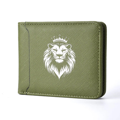 New Men's Wallet Short Ultra-Thin Personalized Design Multi-Card Slot Man's Wallet Multi-Functional Credit Card Holder