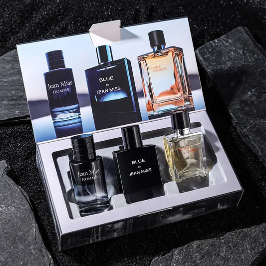 Men’s Wild Fragrance Set – 3×30ml Eau de Toilette Gift Pack, Long-Lasting Masculine Scent for Daily Wear & Special Occasions