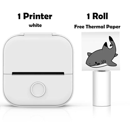 Phomemo T02 Mini Thermal Printer Wireless Mini Pocket Printer, Adhesive Sticker Printer for DIY, Journal, Student Birthday Gift
