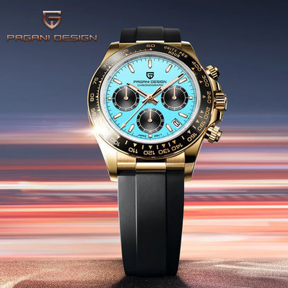 2025 New PAGANI DESIGN 40MM Men's Multifunctional Quartz Watches VK63 Sapphire Glass Chronometer Luxurys Business Watch for Men