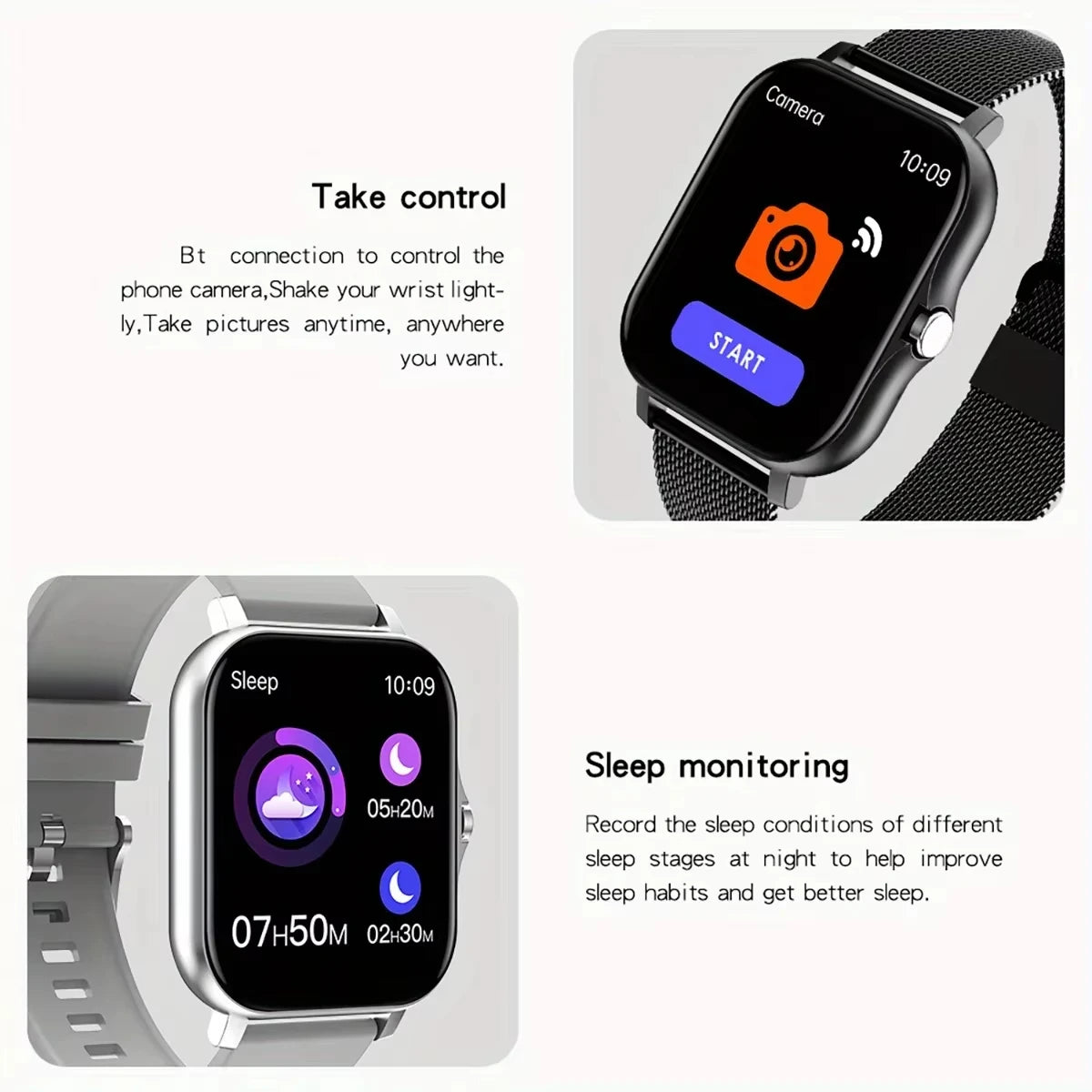 LAXASFIT 2025 New Smart Watch Bluetooth Talk Full Touch Screen Heart Rate Monitor Sports Fitness Smart Watch Men Women Gift