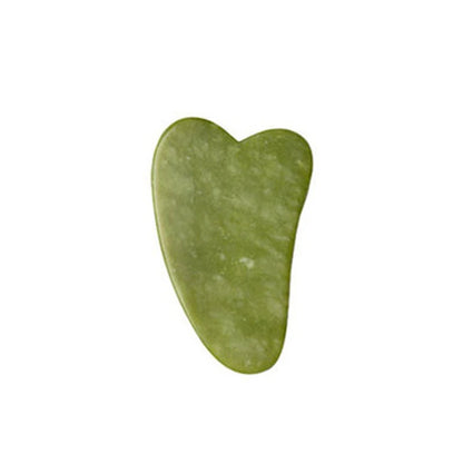 Natural Green Xiuyu Gua Sha Board Jade Stone Massager For SPA Acupuncture Body Scraping Gouache Scraper Facial Beauty Tool