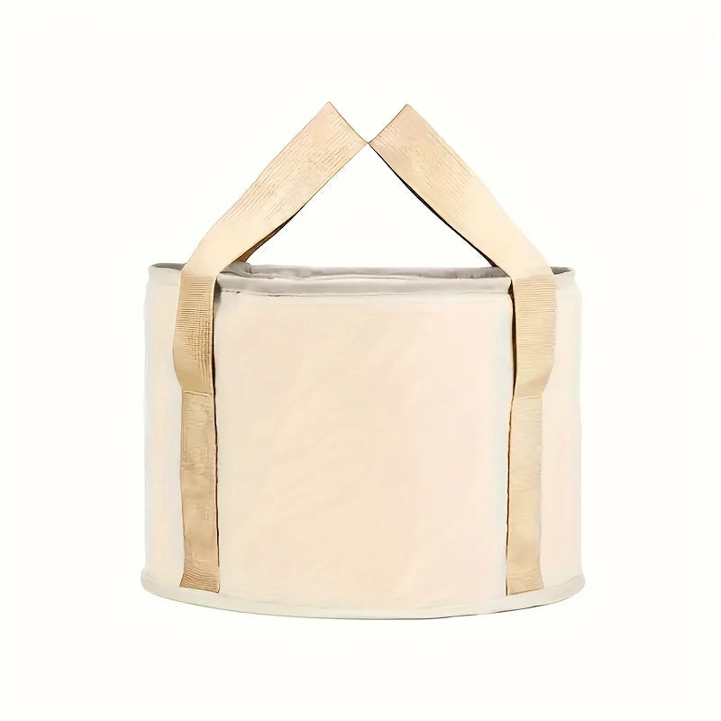 1pc Foldable Foot Soaking Tub - Insulated Basin for Travel/Home, Portable Spa Bucket with Handles | No Power, Odor-Free