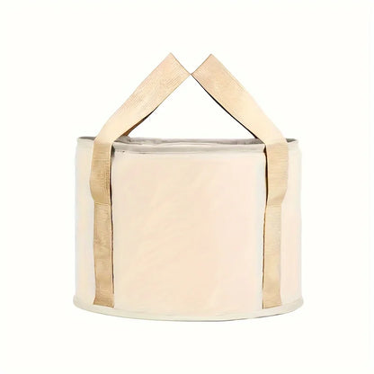 1pc Foldable Foot Soaking Tub - Insulated Basin for Travel/Home, Portable Spa Bucket with Handles | No Power, Odor-Free