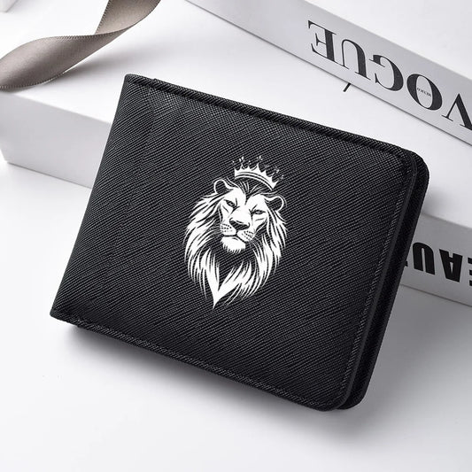 New Men's Wallet Short Ultra-Thin Personalized Design Multi-Card Slot Man's Wallet Multi-Functional Credit Card Holder