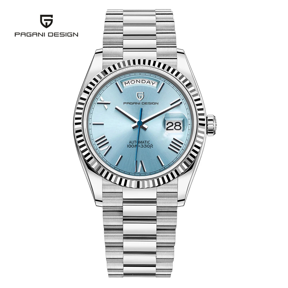 2025 New PAGANI DESIGN Men's Watch DD36 Rose Gold Luxury Automatic Watch For Men Mechanical Wristwatches Sapphire Mirror Clock